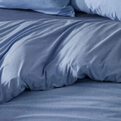 Jersey Quilt Cover - Blue 9 Jersey Quilt Cover - Blue -Dream Home Art G JERSEY 010803 00505 V03