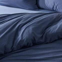 Jersey Quilt Cover - Denim