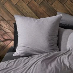 Jersey Quilt Cover - Grey 11 Jersey Quilt Cover - Grey -Dream Home Art G JERSEY 010803 00550 V06