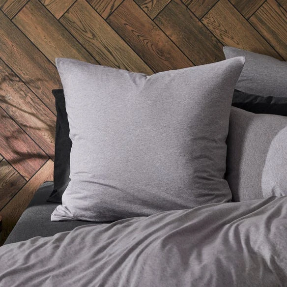 Jersey Quilt Cover - Grey 7 Jersey Quilt Cover - Grey - Image 5