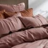 Milano Linen Quilt Cover - Rose -Dream Home Art G MILANO 010803 00280 V01