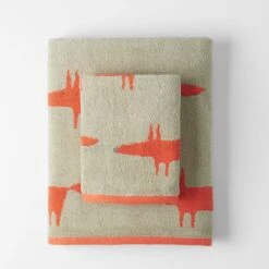 Mr Fox Towel - Orange 8 Mr Fox Towel - Orange -Dream Home Art G MR FOX 080101 00170 P 10