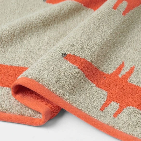 Mr Fox Towel - Orange 3 Mr Fox Towel - Orange