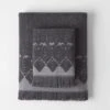 Tobago Towel - Charcoal 2 Tobago Towel - Charcoal -Dream Home Art G TOBAGO 080103 00580 V04