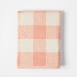 Gingham Towel - Blush 5 Gingham Towel - Blush -Dream Home Art LF Gingham Towel Gingham Pale Blue 21687501