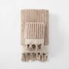 Ama Stripe Towel - Clay 1 Ama Stripe Towel - Clay -Dream Home Art M F Ama Clay Ivory Towels 22058801 R