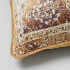 Aman Heritage Cushion - Mustard 8 Aman Heritage Cushion - Mustard -Dream Home Art M F Aman Heritage Cushion Mustard 50x50cm 20976301 Detail