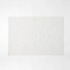 Asher Bath Mat - White