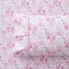 Beth 250 TC Cotton Sheet Set - Pink Floral 1 Beth 250 TC Cotton Sheet Set - Pink Floral -Dream Home Art M F Beth 250TC QSS Pink Floral Detail SI