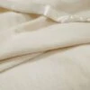 Cooper Woollen Blanket - Natural White 2 Cooper Woollen Blanket - Natural White -Dream Home Art M F COOPER Ivory Detail 1 4