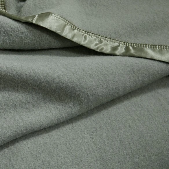 Cooper Woollen Blanket - Sage 3 Cooper Woollen Blanket - Sage