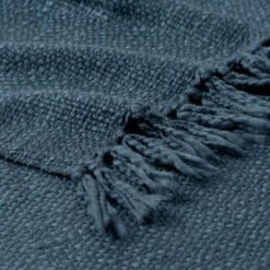 Cambridge Throw - French Navy 9 Cambridge Throw - French Navy -Dream Home Art M F Cambridge Throw French Navy 19999601 Detail 5