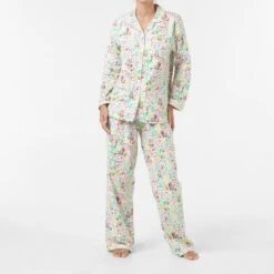 Cat Garden Flannelette Pyjamas