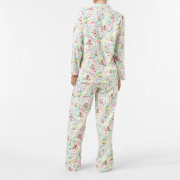 Cat Garden Flannelette Pyjamas 4 Cat Garden Flannelette Pyjamas - Image 2