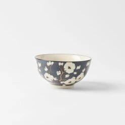 Cherry Blossom Breakfast Bowl 8 Cherry Blossom Breakfast Bowl -Dream Home Art M F Cherry Blossom Breakfast Bowl Slate Blue 20918502
