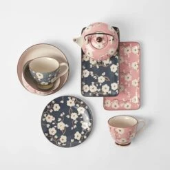 Cherry Blossom Breakfast Bowl 9 Cherry Blossom Breakfast Bowl -Dream Home Art M F Cherry Blossom Dining W20 209185 R