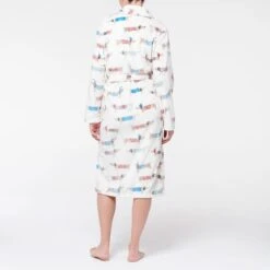 Dash Robe - Cream -Dream Home Art M F Dash Bathrobe 20911201 Back 1
