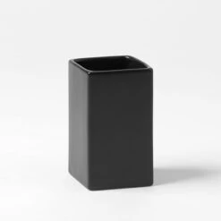 Dolomite Bathroom Accessories - Black -Dream Home Art M F Dolomite tumbler Black 13325602 1