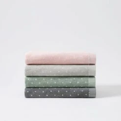 Dorothy Towel - Silver 7 Dorothy Towel - Silver -Dream Home Art M F Dorothy Dot Towels W20 176618 R 1