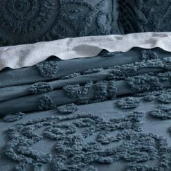 Eadie Bedspread - Blue -Dream Home Art M F Eadie Blue Mirage Detail 22 4