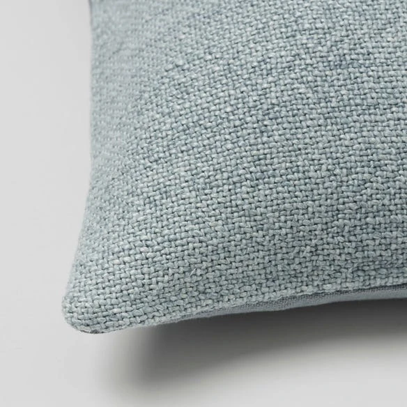 Flinders Linen Cushion - Smoke Blue 4 Flinders Linen Cushion - Smoke Blue - Image 2