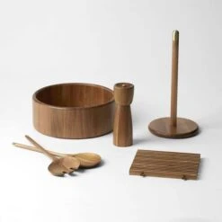 Hayes Acacia Utensils Set -Dream Home Art M F Hayes Acacia Kitchen Utensils 211921 R 2