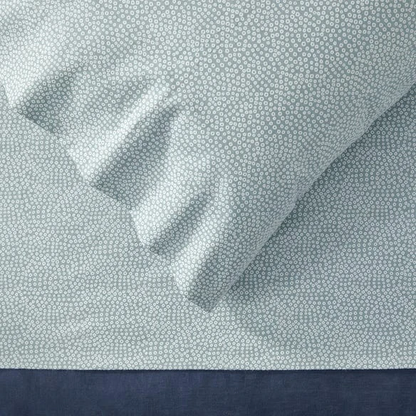 Ikura Flannelette Sheet Set - Smoke Blue 4 Ikura Flannelette Sheet Set - Smoke Blue - Image 2