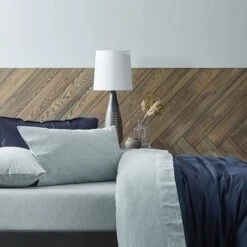 Ikura Flannelette Sheet Set - Smoke Blue