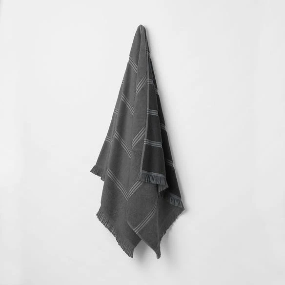 Inca Towel - Grey 7 Inca Towel - Grey - Image 5