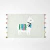 Leroy Llama Bath Mat -Dream Home Art M F Leroy Llama BM W Pom Poms Light Blue 20989201 1