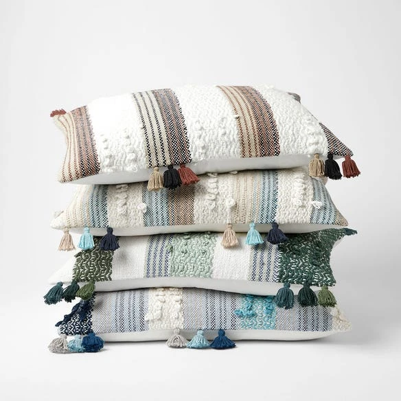 Lima Cushion - Blue Brick 4 Lima Cushion - Blue Brick - Image 2