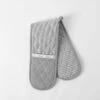 Marlton Double Oven Glove -Dream Home Art M F Marlton Double Oven Glove Charcoal Ivory 20949301