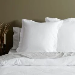 Metro Quilt Cover - White -Dream Home Art M F Metro White Euro web 1