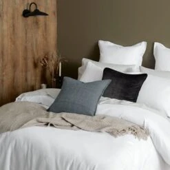 Metro Quilt Cover - White -Dream Home Art M F Metro White Marketing web