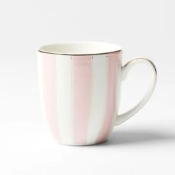 Miss Stripe Tea Set - Pastel Pink -Dream Home Art M F Miss Stripe Mug Pastel Pink 19230403 1