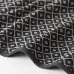 Owen Towel - Diamond 8 Owen Towel - Diamond -Dream Home Art M F Owen Diamond Towels Black Stone 21377801 Detail 3 1