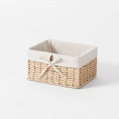 Papier Laundry Set - Natural -Dream Home Art M F Papier Tray Rect Sml 22247701