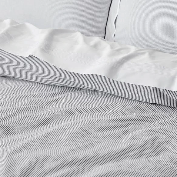 Portofino Quilt Cover - Grey 7 Portofino Quilt Cover - Grey - Image 5