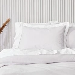 Portofino Quilt Cover - Taupe -Dream Home Art M F Portofino Taupe Pillow Web 1