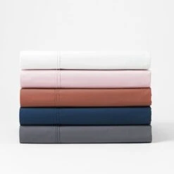 Pure 250 TC Egyptian Cotton Sheet Set - Indigo 7 Pure 250 TC Egyptian Cotton Sheet Set - Indigo -Dream Home Art M F Pure SS V2 1