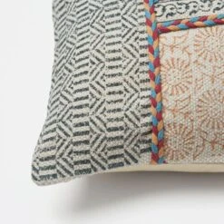 Samode Pom Cushion -Dream Home Art M F Samode Cushion w Pom Pom 50x50cm 20948801 Detail 1