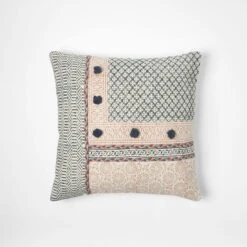 Samode Pom Cushion -Dream Home Art M F Samode Cushion w Pom Pom 50x50cm 20948801 1