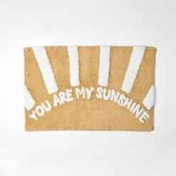 You Are My Sunshine Bath Mat -Dream Home Art M F You Are My Sunshine BM Yellow 20988701