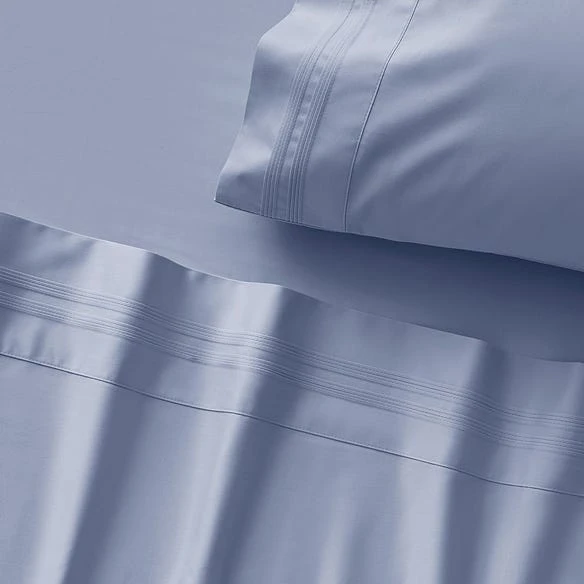 Caton 500 TC Bamboo/ Cotton Sheet Set - Chambray 5 Caton 500 TC Bamboo/ Cotton Sheet Set - Chambray - Image 3