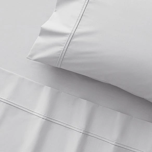 Supreme 250 TC Egyptian Cotton Sheets - Silver 3 Supreme 250 TC Egyptian Cotton Sheets - Silver