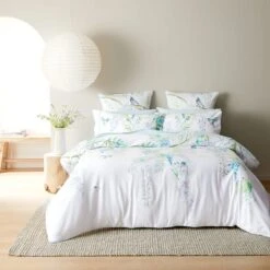 Japanese Wisteria Quilt Cover -Dream Home Art M F W23 Japanese Wisteria QQC V2