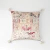Piper Tassel Cushion - Ivory/Red