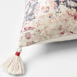 Piper Tassel Cushion - Ivory/Red 8 Piper Tassel Cushion - Ivory/Red -Dream Home Art red2 1